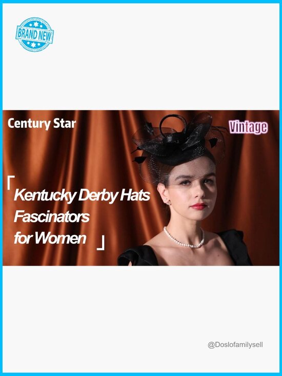 Elegant Fascinator Derby Hat with Feather Hair Clip for Wedding Tea Party Church main image 5